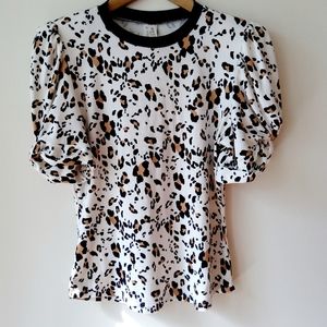 Westmoon Animal Print Top Size Small